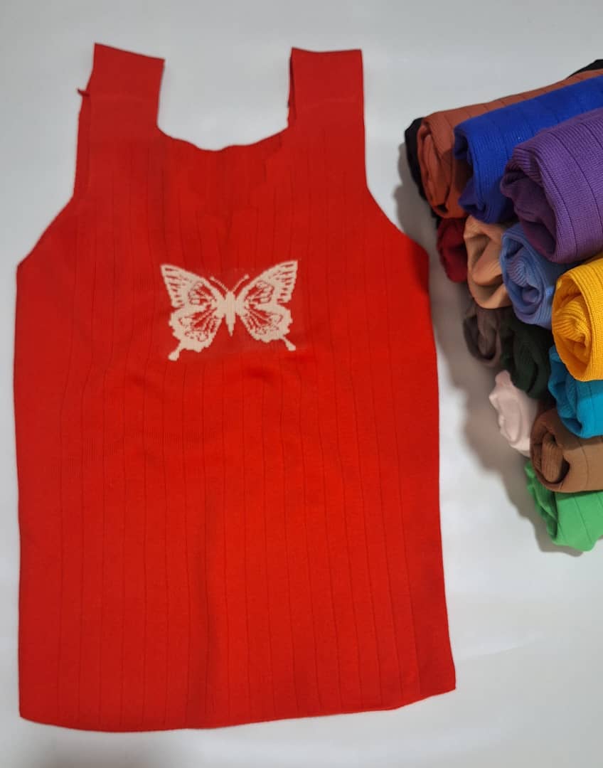 تاپ پروانه ای نخی پک 3 تایی